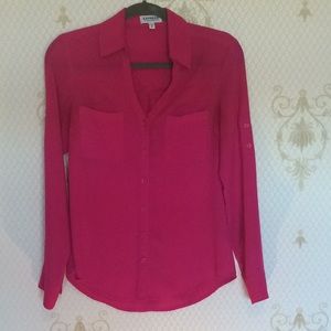 Express Pink 🌷Portofino Shirt XS